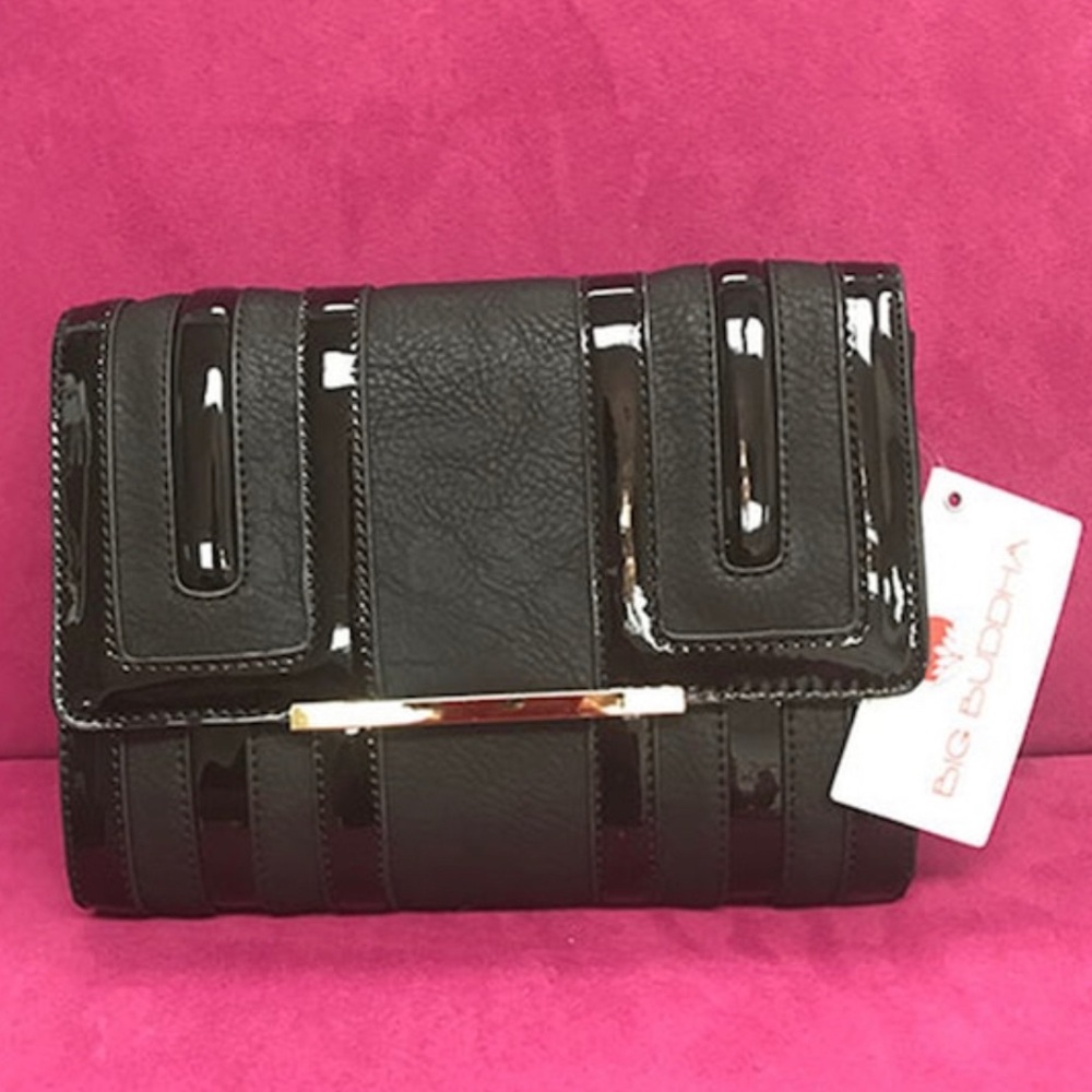 Black on Black Big Buddha Shoulderbag, NWT